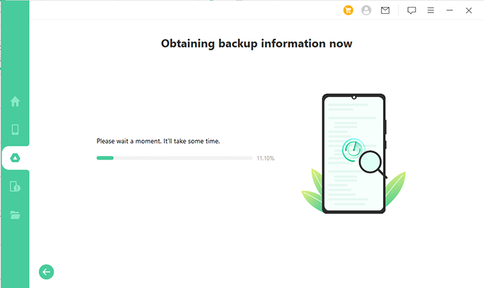 Googleからバックアップを取得します