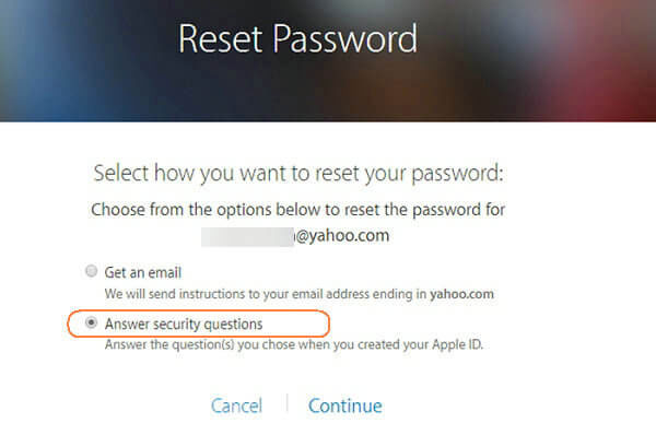 Apple iCloudパスワードをオンラインでリセットする方法