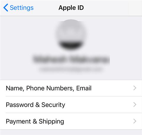 Apple IDのパスワードとセキュリティ