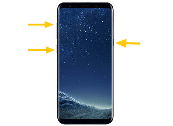 Samsungで回復モードを入力します