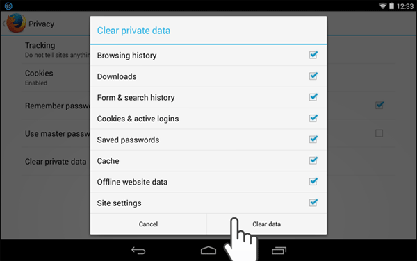 ブラウザからAndroidのダウンロードにアクセスする方法