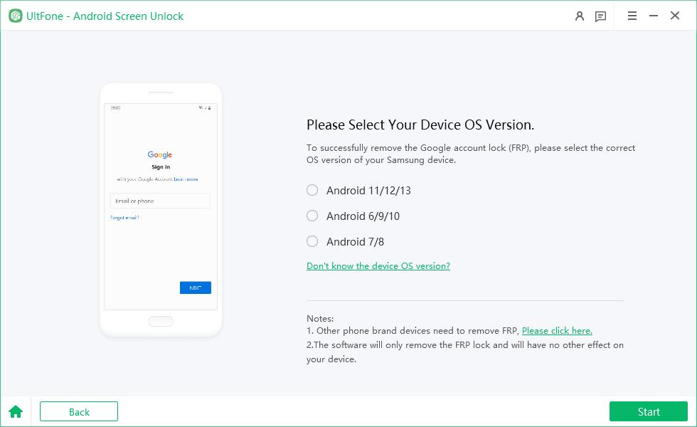 Samsung A12 FRPロックを削除します