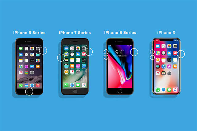 すべてのiPhoneモデルをハードリセットします