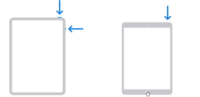 IPadの修正は、Update Force RestartiPadの後にオンになりません