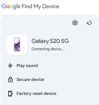 Googleは私のデバイスSamsungを見つけます