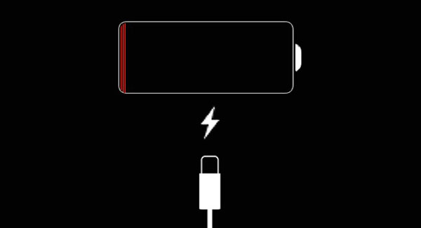 iPhoneを充電して、ロック画面で冷凍されたiPhoneを修正します