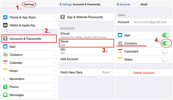 Googleの連絡先は、Googleドライブを介してiPhoneで復元されます