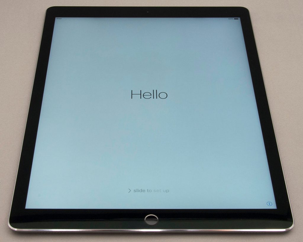   iPad Proホーム画面