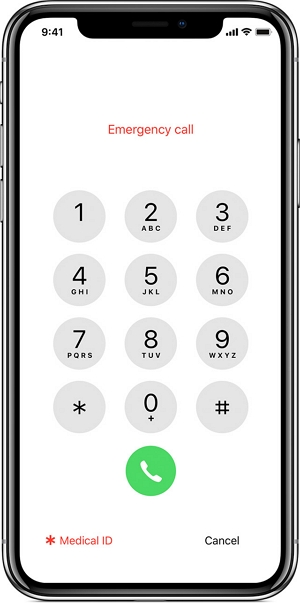 ロックされたiPhoneの所有者を見つける方法 - 医療IDの使用