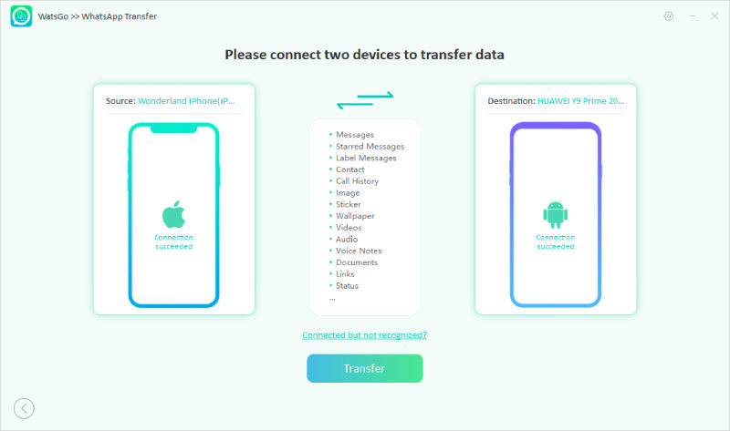 Watsgo Guide -iPhoneとAndroidを接続します