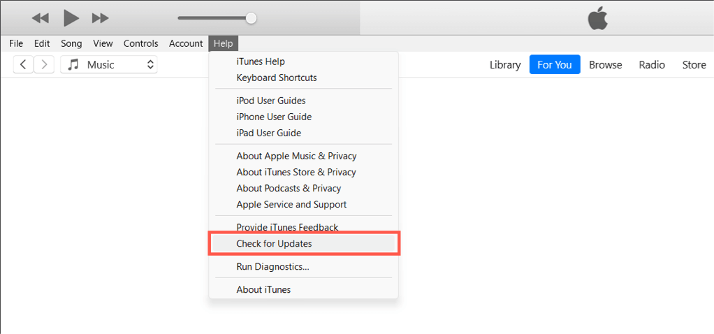 iTunesを更新します
