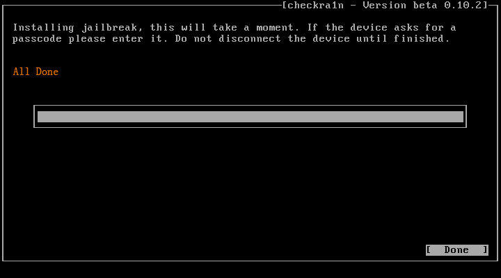 WindowsのJailbreak iPhoneが成功しました