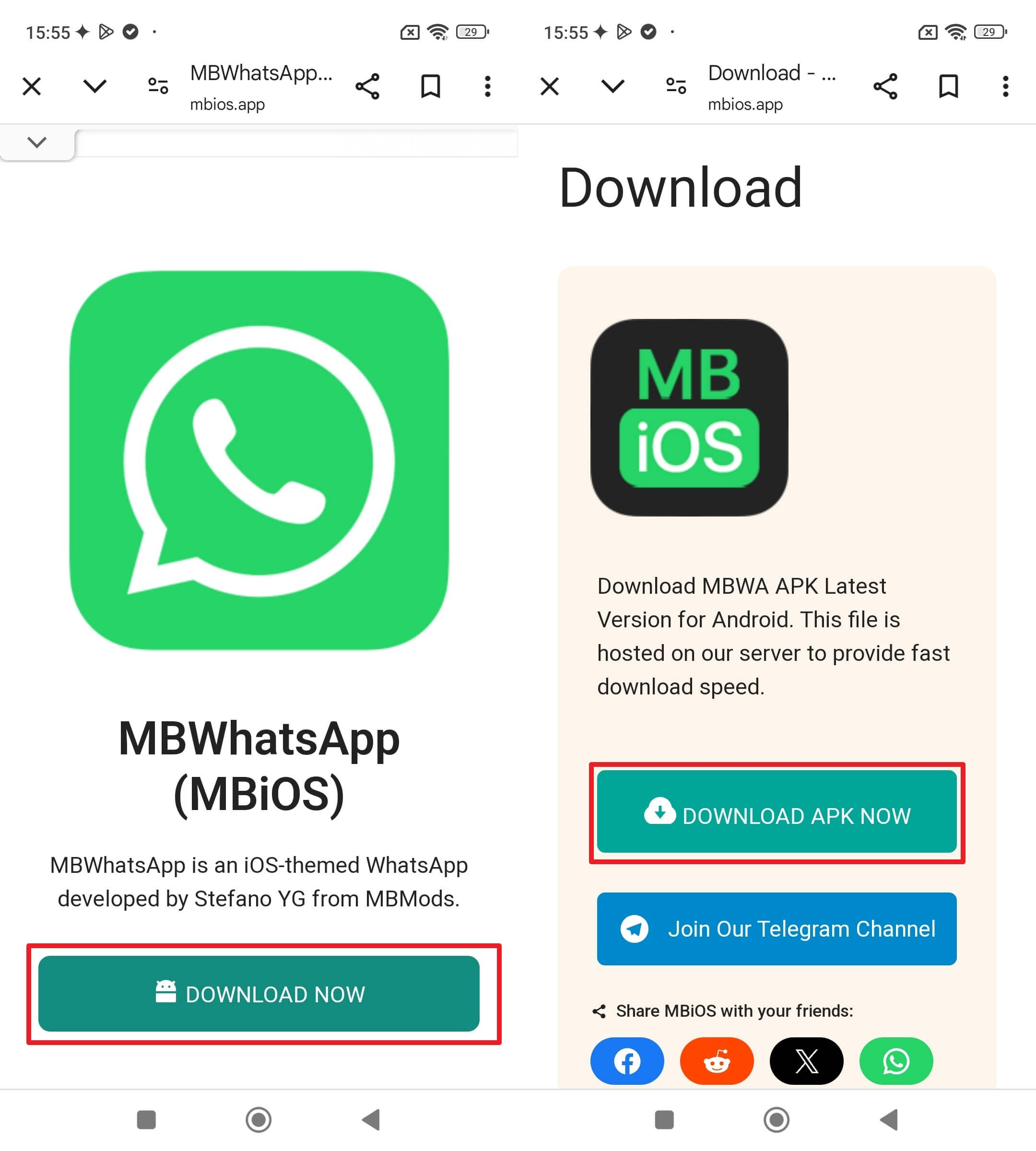 MB WhatsApp APK Androidをダウンロードします
