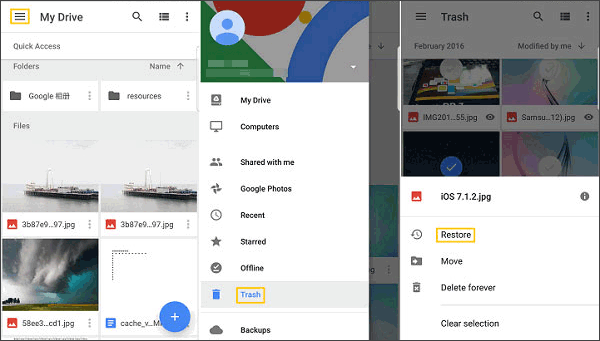 GoogleからLGデータを回復します