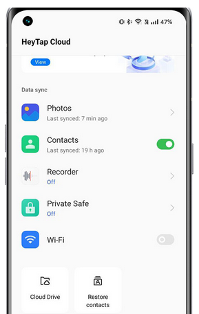 HeyTap Cloudを介してRealmeから永久に削除された写真を回復します