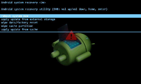 Android Recovery Modeから直接出る方法