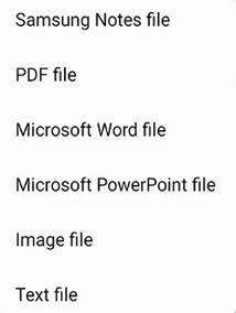 SamsungノートをPDFにエクスポートします