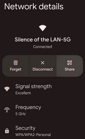 Samsung Android 10以降で保存されたWiFiパスワードを参照してください