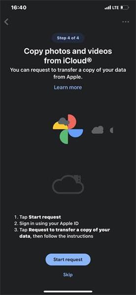 Androidスイッチを使用して、iPhoneからSamsungにアプリを転送します