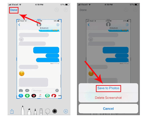 スクリーンショットを撮ってiPhoneからテキストをダウンロードする方法