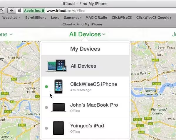 iPhone 13をiCloudでロック解除します
