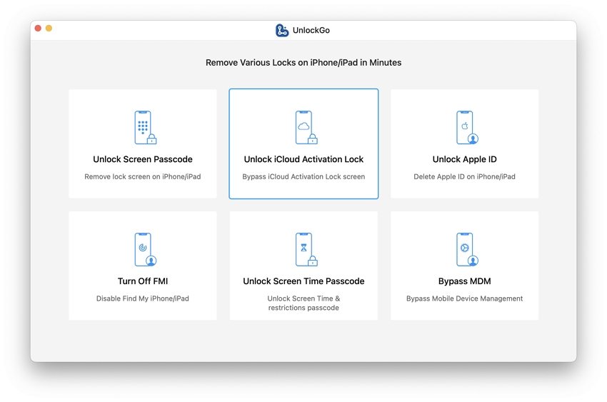 iToolabを備えたiPad mini iCloudバイパスロックノックゴ