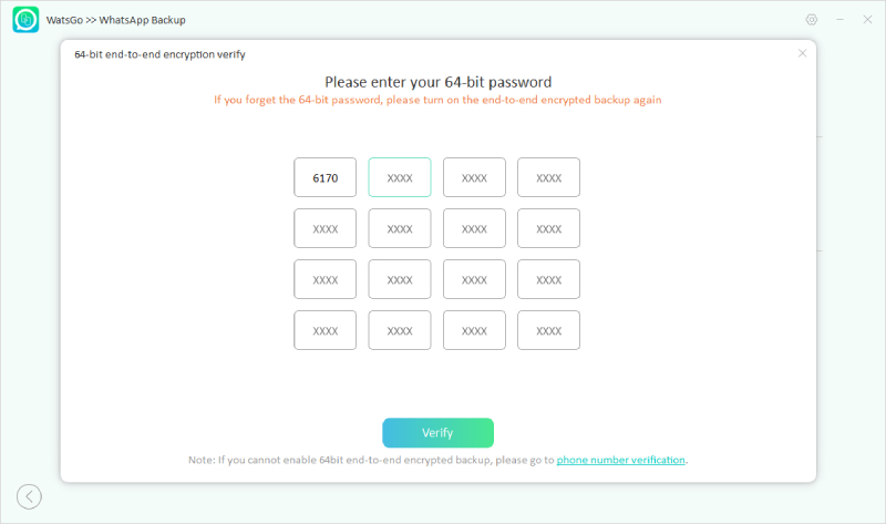 Watsgo Guide -WhatsAppバックアップを確認します
