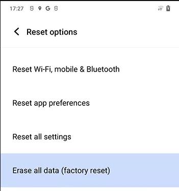 vivo Factoryリセット