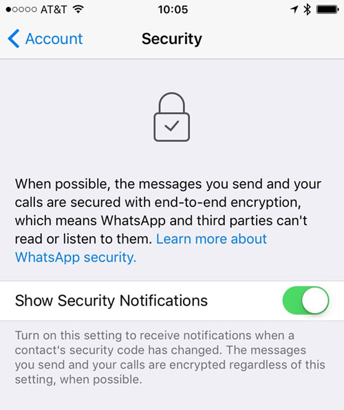 WhatsApp End to End暗号化