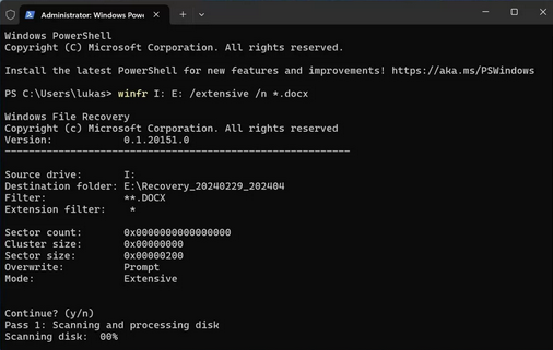 Windowsファイルの回復を介してSDカードから破損した写真を回復する