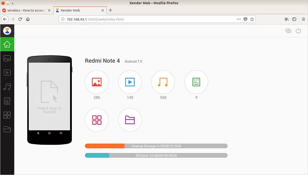 XenderのようなIqoo Easyshareに代わるもの