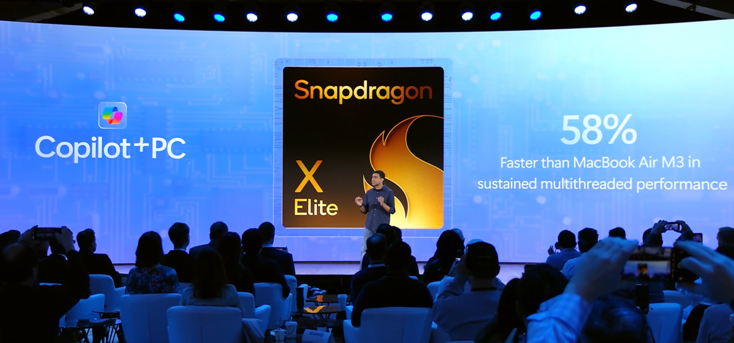 Snapdragon x MacBookよりも速いエリート