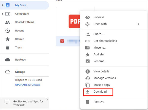 Google Drive経由のSamsungのSIMカードデータ回復